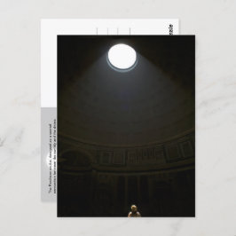 Het Pantheon Oculus, Rome, Italië - Briefkaart