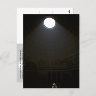 Het Pantheon Oculus, Rome, Italië - Briefkaart