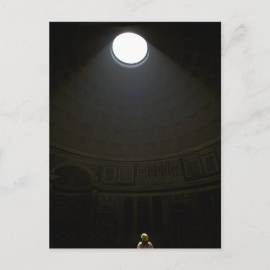 Het Pantheon Oculus, Rome, Italië - Briefkaart (Voorkant)