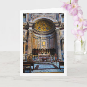 Het Pantheon Portret, Rome, Italië Kaart