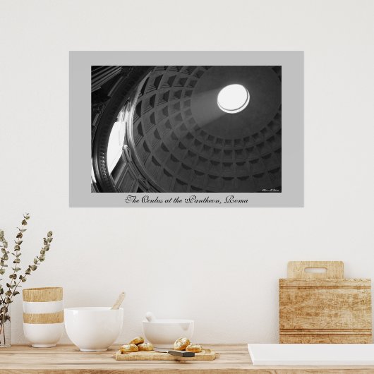 Het Pantheon-Poster Poster (Keuken)