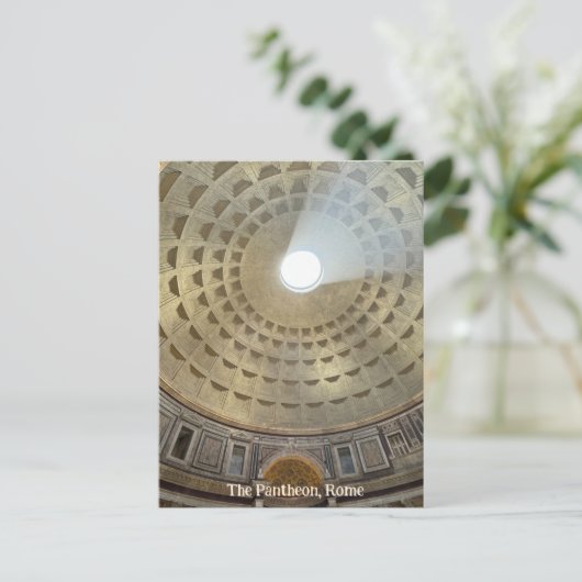 Het Pantheon, Rome, Italië Design Briefkaart (Staand voorkant)