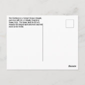 Het Pantheon, Rome, Italië Design Briefkaart (Achterkant)