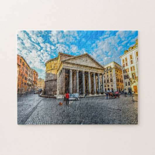 Het Pantheon  Rome Italië Legpuzzel (Horizontaal)