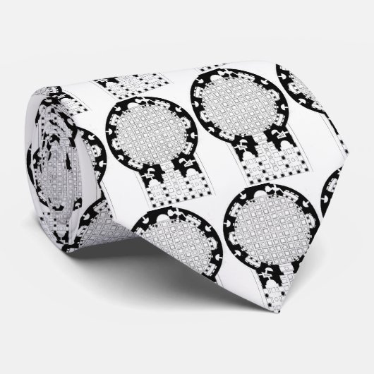 Het Pantheon-Stropdas Stropdas (Opgerold)