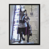 Het pantser van God (paard) Briefkaart (Voorkant)