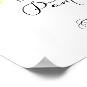 Het Panty Game Sign Zonnebloem Herfst Vrijgezellen Poster (Hoek)