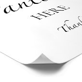 Het panty spel teken minimalistisch Vrijgezellenfe Poster (Hoek)