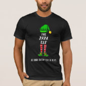 Het Papa ELF T-shirt, Kerst Family Matching T-shirt (Voorkant)