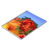 Het papaverhuis - olieverfschilderij notitieboek (Linkerzijde)