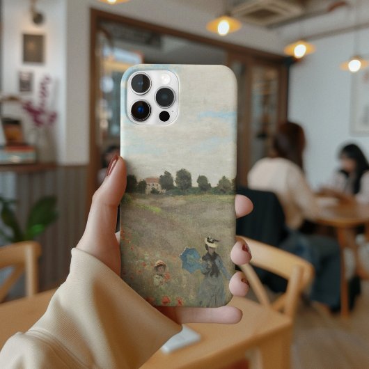 Het papaverveld bij Argenteuil door Claude Monet Case-Mate iPhone Case