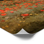 Het papaverveld bij Argenteuil door Claude Monet Poster (Hoek)