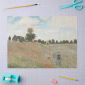 Het papaverveld bij Argenteuil door Claude Monet Tissuepapier (Craft)