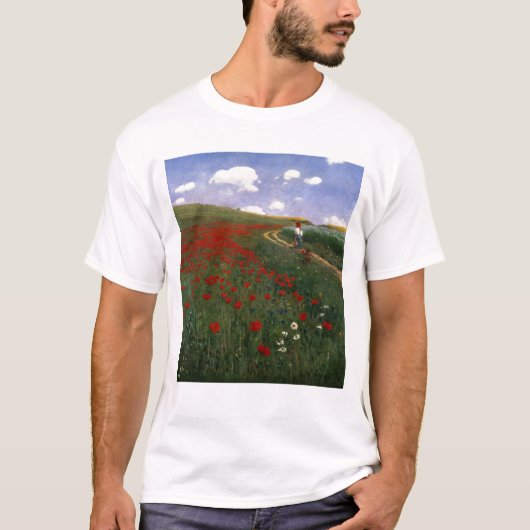 Het papaverveld t-shirt (Voorkant)
