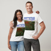 Het papaverveld t-shirt (Unisex)
