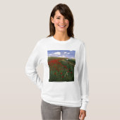 Het papaverveld t-shirt (Voorkant volledig)
