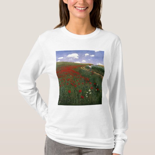 Het papaverveld t-shirt (Voorkant)