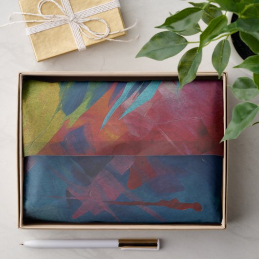 Het papegaai ontkoppelde weefsel papier (Geschenk)