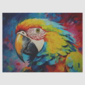 Het papegaai ontkoppelde weefsel papier (Voorkant)