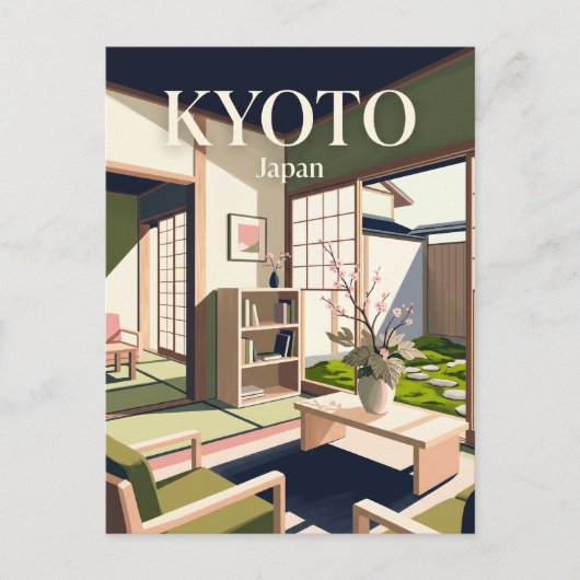 Het Paper & Petal Cafe Japan Briefkaart (Voorkant)