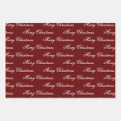 Het papier voor kerstboomcellen personaliseren inpakpapier vel (Voorkant 3)