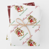 Het papier voor kerstboomcellen personaliseren inpakpapier vel (In situ)