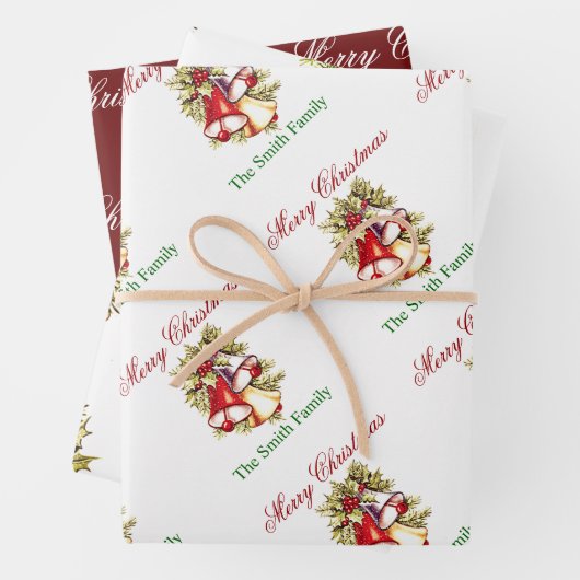 Het papier voor kerstboomcellen personaliseren inpakpapier vel (In situ)