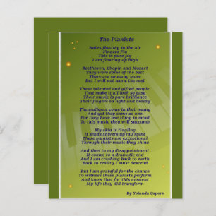 Het papierblad Pianisten