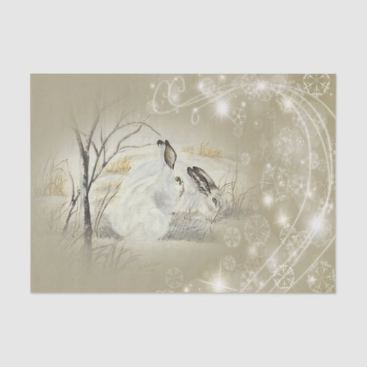 Het Papieren zakdoekje van Kerstmis van Tissuepapier (Voorkant)