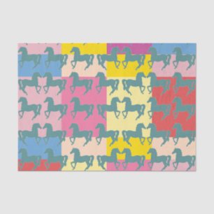 Het Papieren zakdoekje van paarden Tissuepapier