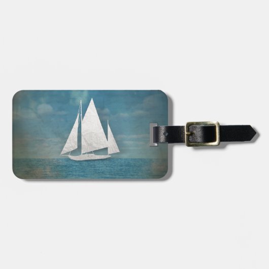 Het papierschip bagagelabel (Voorkant horizontaal)