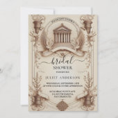 Het Papyrus  Vellum Overlay Vrijgezellenfeest Kaart (Voorkant)