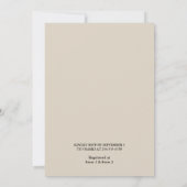 Het Papyrus  Vellum Overlay Vrijgezellenfeest Kaart (Achterkant)