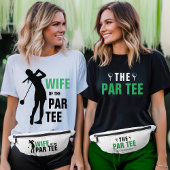 Het Par T-shirt bruidsmeisje Golf Bachelorette Par Heuptasje