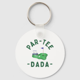 Het Par T-shirt Dada Hole in One Golf Parents Matc Sleutelhanger
