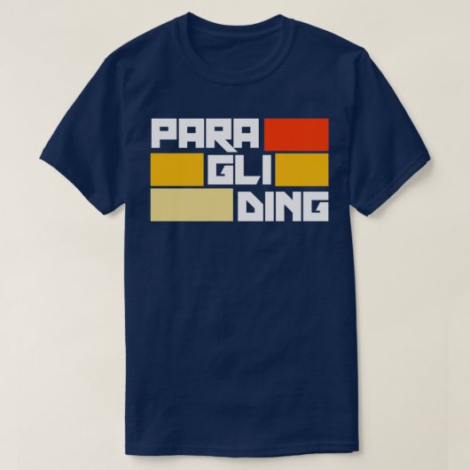 Het parachuteren van Skydiving Vliegende Paraglide T-shirt (Design voorkant)
