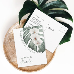 Het paradijs heet Tropical White Orchids Ik ben ve Briefkaart