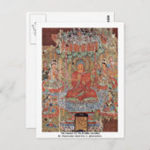 Het paradijs van de Boeddha Amitabha Briefkaart (Voorkant / Achterkant)