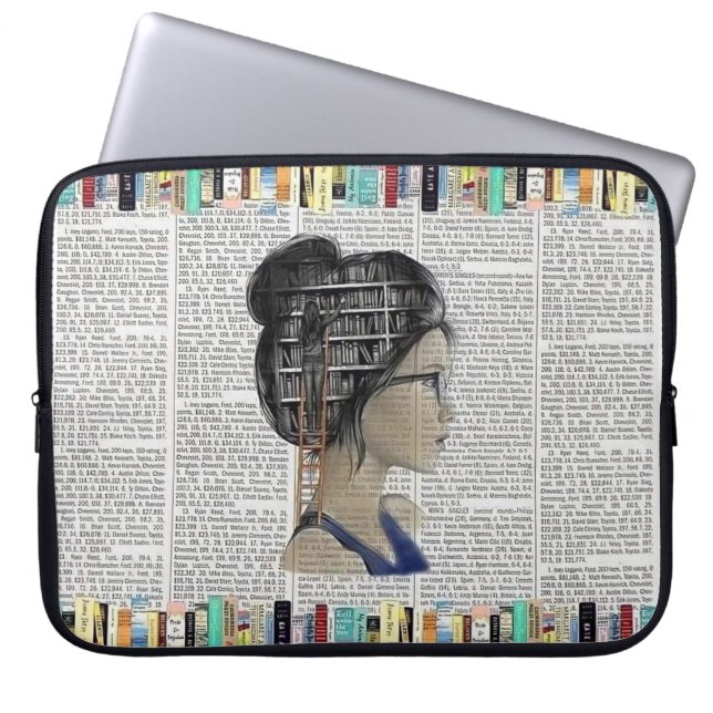 Het Paradijs van de Lezers Laptop Sleeve (Voorkant)