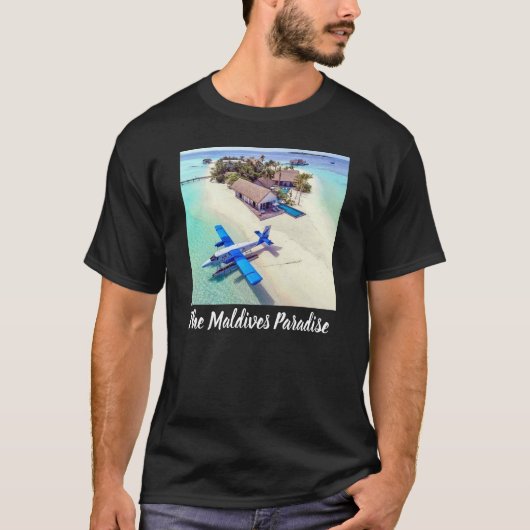 Het paradijs van de Malediven T-shirt (Voorkant)