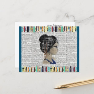 Het paradijs van grillige lezers briefkaart