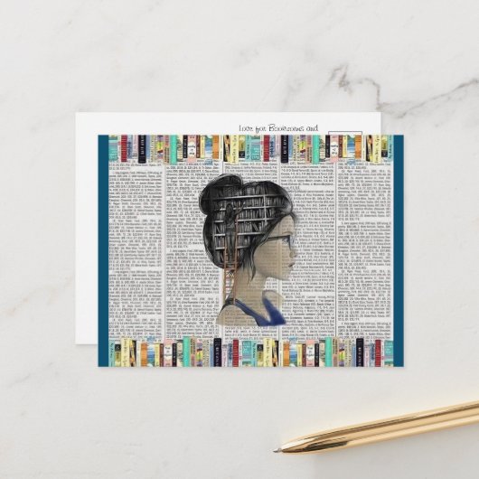 Het paradijs van grillige lezers briefkaart (Voorkant / Achterkant in situ)