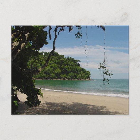 Het Paradijs van het Strand van Costa Rica Briefkaart (Voorkant)