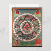 Het paradijs van Shambhala, Tibetan Banner Briefkaart (Voorkant / Achterkant)