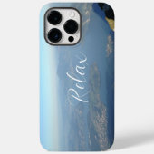 Het paradijslandschap van de berggebieden ontlaste Case-Mate iPhone case (Achterkant)