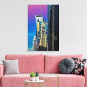 Het Paramount Building New York City Poster Canvas Afdruk (Insitu (Woonkamer))