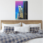 Het Paramount Building New York City Poster Canvas Afdruk (Insitu (Slaapkamer))