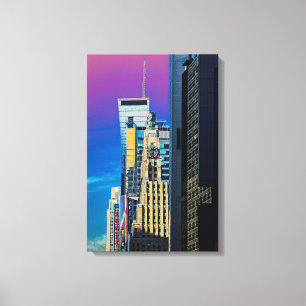 Het Paramount Building New York City Poster Canvas Afdruk