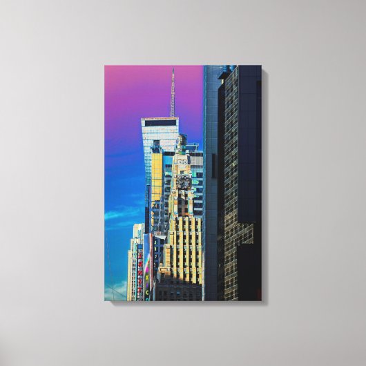 Het Paramount Building New York City Poster Canvas Afdruk (Voorkant)