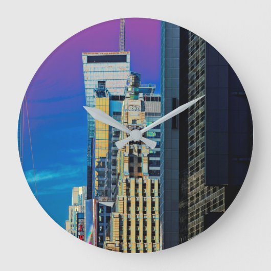 Het Paramount Building New York City Poster Grote Klok (Voorkant)